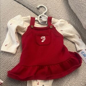 Carter's Red and White Kids Matching Set